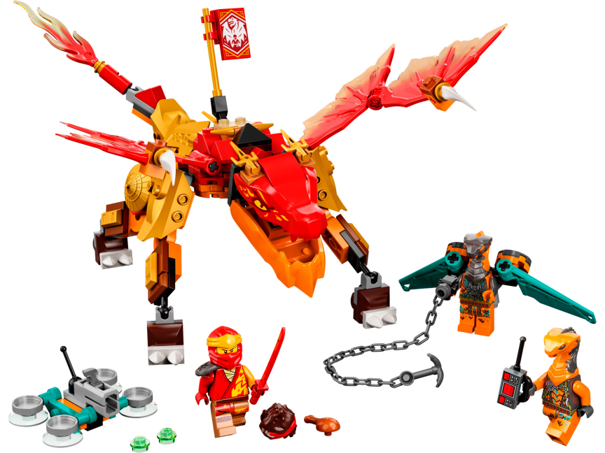 Конструктор Lego Ninjago 71762 Огненный дракон ЭВО Кая