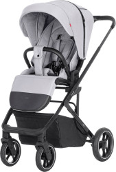 Детская коляска прогулочная Carrello Alfa Feather Grey лак, CRL-5508