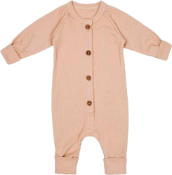 Комбинезон на пуговицах детский AmaroBaby Fashion бежевый 86