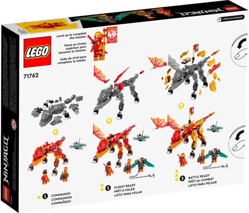 Конструктор Lego Ninjago 71762 Огненный дракон ЭВО Кая